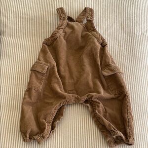 Banana Republic Brown Corduroy Overalls Relaxed Fit
